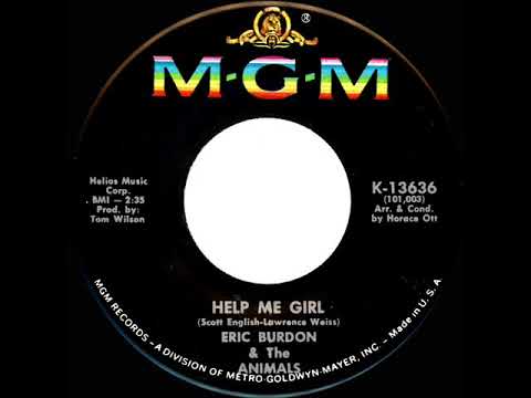 1966 HITS ARCHIVE: Help Me Girl - Eric Burdon & The Animals (mono 45)