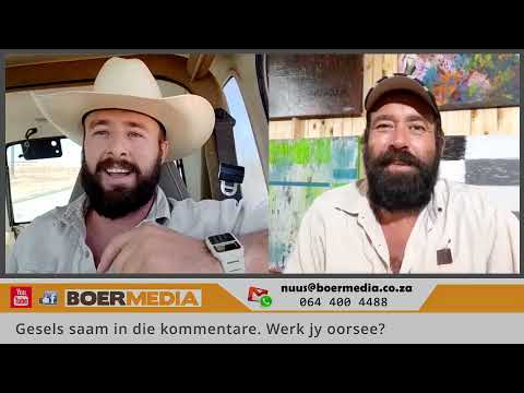 Boermedia gesels met Raka (Rainier v d Walt) wat boer vir 'n boer in Texas Amerika. #LeweKliphard