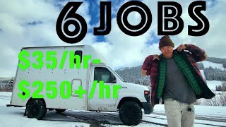 Van Life | 6 Fun & Flexible SIDE HUSTLES I do that earn $35--$250+/hr