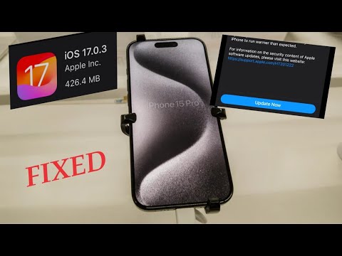 "Apple's iOS 17.0.3 Update: Bug Fixes, Overheating Solution, and More!"