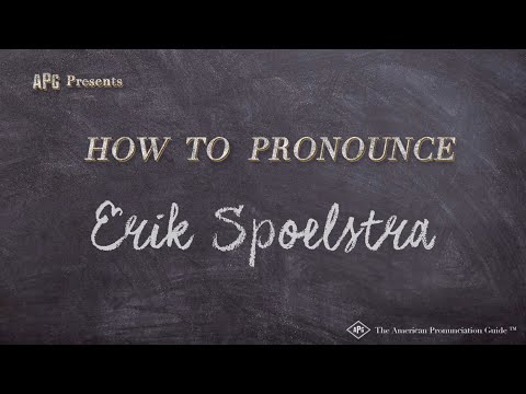 How to Pronounce Erik Spoelstra (Real Life Examples!)