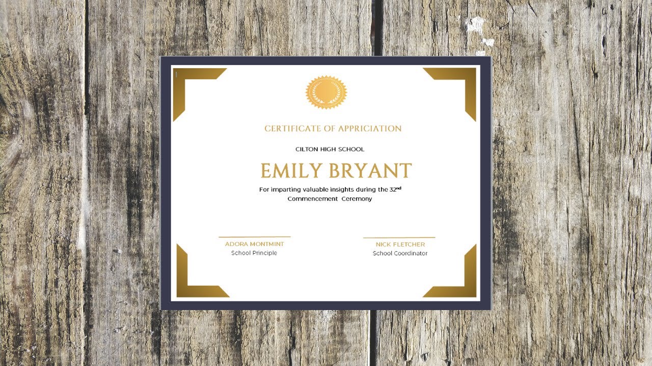 How to create a beautiful Certificate in MS Word very easy method| design Certificate