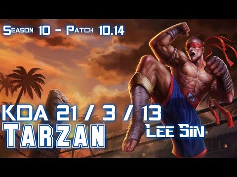 Tarzan LEE SIN vs EKKO Jungle - Patch 10.14 KR Ranked