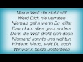 Rosenstolz - Unsterblich Lyrics