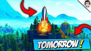 Fortnite ROCKET LAUNCHES *TOMORROW*! Fortnite "Blast Off"  Explained + MISSILE TIMES (Release Date)
