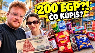 ČO VŠETKO KÚPIŠ V EGYPTE ZA 200 EGP?! 🇪🇬💰 | HURGHADA