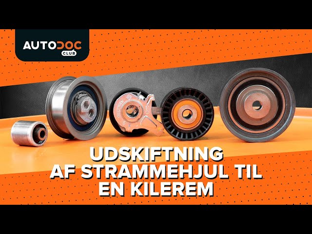Se en videovejledning til hvordan du udskifter Remstrammerhjul på KIA K3600