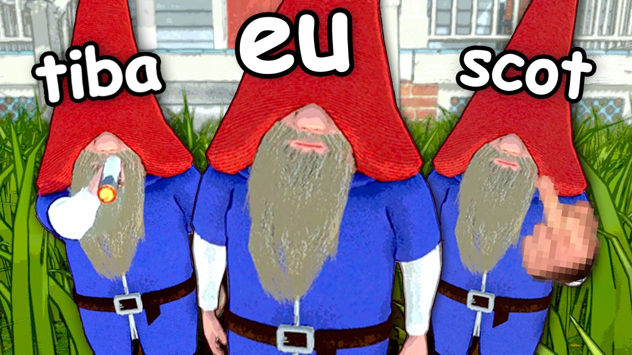 TRÊS GNOMIOS INVADINDO SUA CASA!
