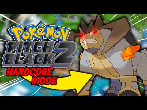I BEAT Pokémon Pitch Black 2, but HARDCORE mode!