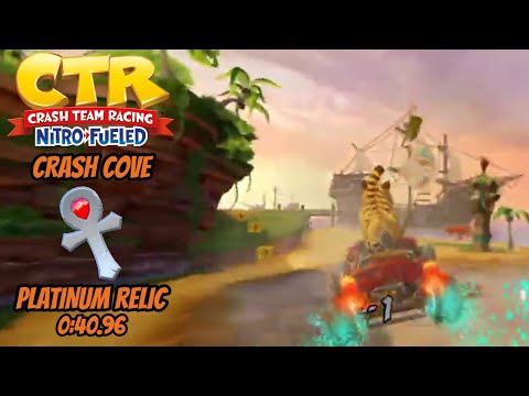 Crash Team Racing Nitro Fueled - Crash Cove Platinum Relic (0:40.96)