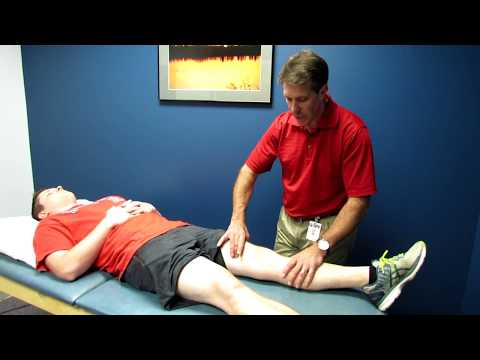 Modified Lachman s Test On a patient with a COMPLETE ACL TEAR