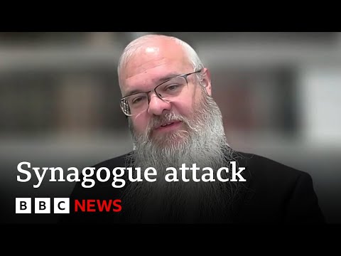 Video | Manchester rabbi: ‘We can't despair… We can't give up’ | BBC News