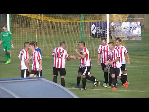 (24.08.2019) IV liga: Kuźnia Jawor - Gryf Gryfów Śl. 6:2 - gol na 1:0 Marcina Bagińskiego