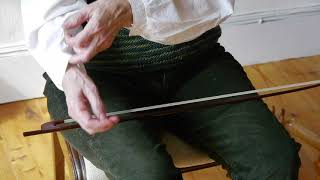 Bowing: holding the viol bow with Alison Crum