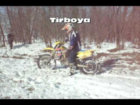 Téli motorozás Tiszaalpáron