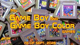My current Game Boy and Game Boy Color cart collection (As of September 2026)