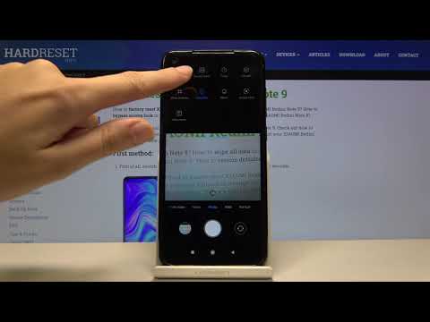 How to Turn On / Off Camera Leveler on XIAOMI Redmi Note 9 – Straighten Option