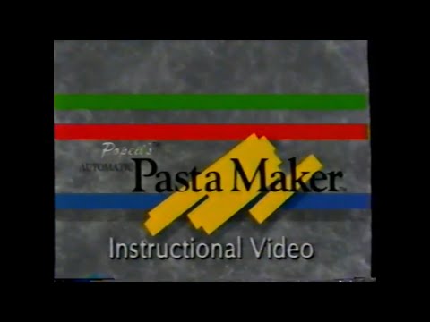 Popeil™ Automatic Pasta Maker Instructional Video (RON-1)