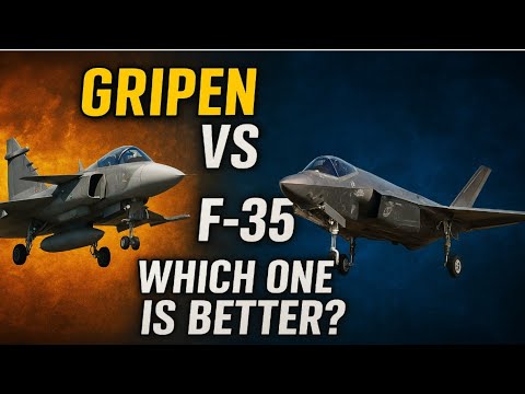 Comparison between Gripen Vs F-35!  which Fighter plane is better?