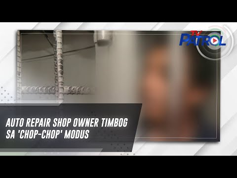 Auto repair shop owner timbog sa 'chop-chop' modus
