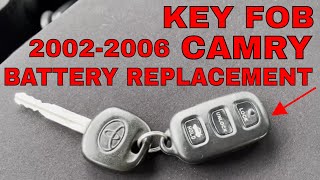 Toyota Camry Key Fob Battery Replacement (2002-2006)