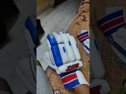 New batting gloves MRF GENIUS GRAND BATTING GLOVES 🧤 #cricket