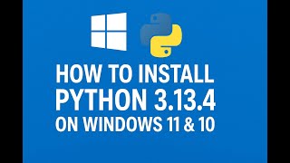 Download the video "How to Install Python 3.13.4 on Windows 11/10"