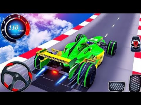 Formula Car Racing Stunts Master 2024- Impossible car Mega Ramp 3d-#gameplay