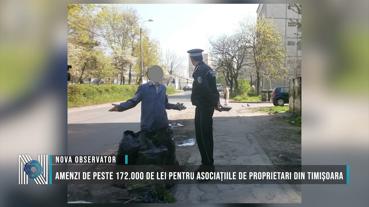 Amenzi de peste 172.000 de lei pentru asociațiile de proprietari din Timișoara.