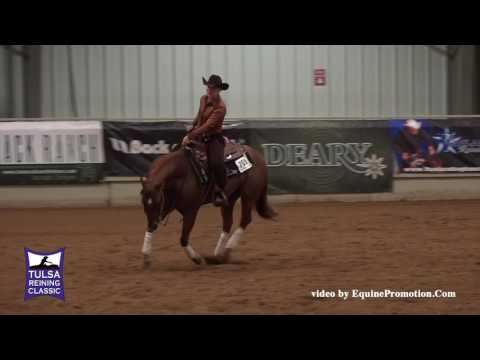 Magnamus ridden by Hannah Mitchell  - 2016 Tulsa Reining Classic (Sunday Youth)