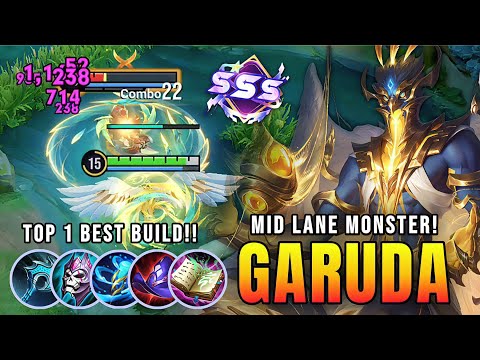 NEW HERO: GARUDA's New Mid Lane Monster in Honor of Kings | Top 1 Best Build!