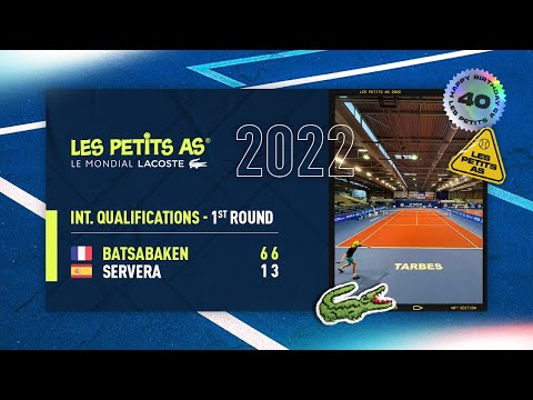 Les Petits As 2022 | Boys International Qualifying | Yannis BATSABAKEN (FRA) vs. Sergi SERVERA (ESP)