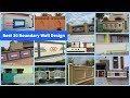 Modern Boundary Wall Design || Beautiful Compound wall Ideas || Front Boundary wall design for home
