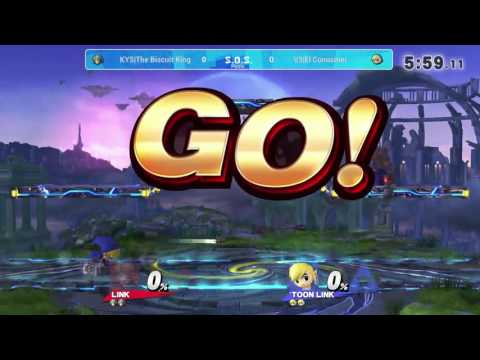 SOS9 Pools - KYS|The Biscuit King (Link) vs V3|El Conusmer (Toon Link)