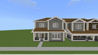 How To Build A Suburban House 🏠 In Minecraft Tutorial 723