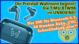 Bluetooth Kopfhörer für 20€?! Die TIMU BTW98 im Unboxing!