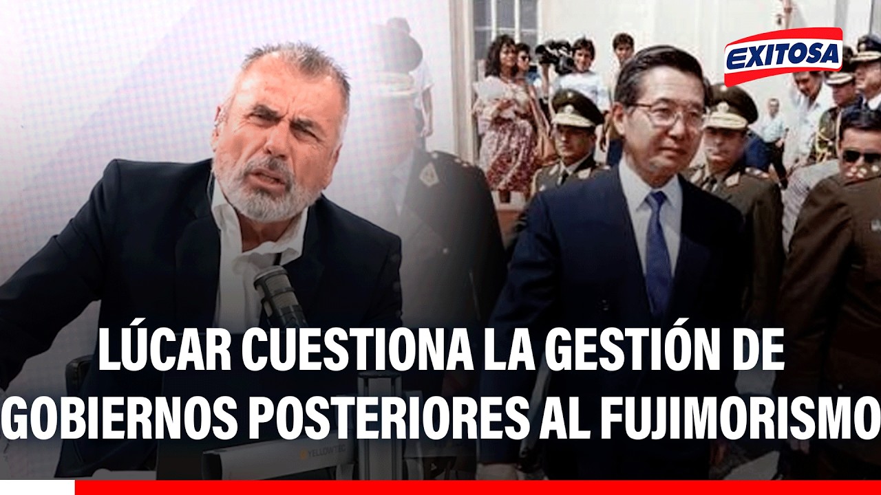 🔴🔵 Nicolás Lúcar cuestiona la gestión de los gobiernos posteriores al fujimorismo
