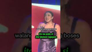 ITO NA PALA SI ZIA QUIZON NGAYON. NAAALALA NYO PA BA SYA? #ziaquizon #singing