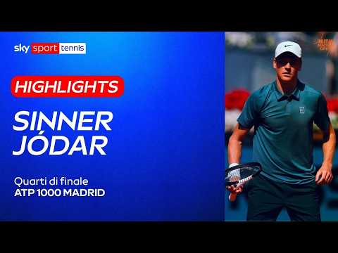Sinner-Jodar: gli highlights | ATP 1000 Madrid