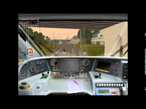 MSTS trať321 SC 511 Pendolino Praha-Bohumín (Olomouc-Ostrava Svinov)