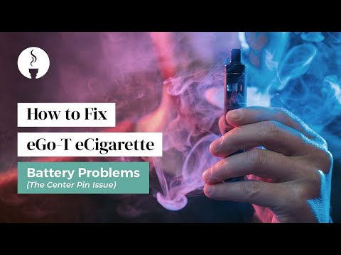 Part of a video titled How to Fix eGo-T eCigarette Battery Problems (The Center Pin Issue)