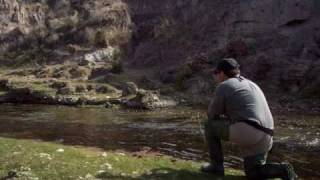 preview picture of video 'Pesca con Mosca en Sierra de la Ventana'