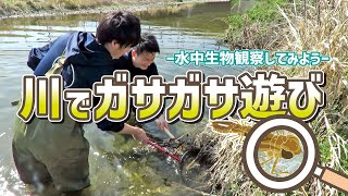 川でガサガサ漁ってみた！！