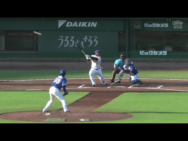 【ファーム】上手く運んだ!! バファローズ・横山聖哉 ライト前にタイムリーヒット!! 2025年8月30日 オリックス・バファローズ 対 中日ドラゴンズ