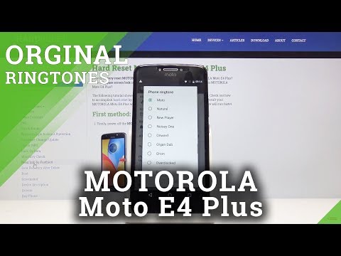 How to Change Ringtone in Motorola Moto E4 Plus – Sound & Notifications Settings