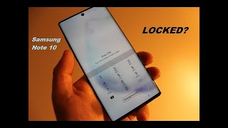 Samsung Note 10 / 10 plus  Reset Forgot PASSWORD, Lock , PATTER , FACE ID ....