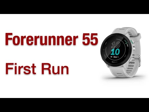 Garmin Forerunner 55 - How To Start Your First Run