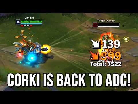 CORKI REWORK PREVIEW - Abilities, Gameplay, Item Build and more!