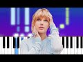 Taylor Swift - August (Piano Tutorial)
