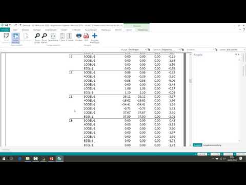 Erdbebenanalyse in MicroFe 2019 - Teil 6 - Dokumentation